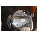 TaylorMade Callaway Big Bertha Driver & Ping Irons - Golf Club Set in Navy Bag