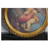 Raphael Madonna della Sedia - The Virgin on the Chair, Round Gilt Frame