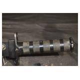 Marine Corps Combat Knife - Serrated Edge, Knurled Grip, Black Sheath