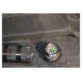 Marine Corps Combat Knife - Serrated Edge, Knurled Grip, Black Sheath