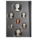 Royal Canadian Mint - 1983 Canadian Dollar 9-Coin Collector Set in Display Case