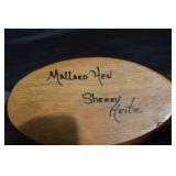 Sherry Heitz Mallard Hen Duck Decoy - Hand-Carved Wooden Pair