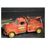 DM Road Service Tow Trucks - Die-Cast Vintage Toy Set (Lot of 2)