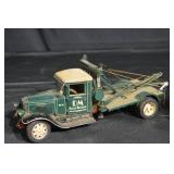 DM Road Service Tow Trucks - Die-Cast Vintage Toy Set (Lot of 2)