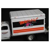 Bitchin Street Rods White Delivery Truck & Harley-Davidson Vintage Car Die-Cast (Lot of 2)