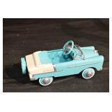 Chevrolet Bel Air Convertible Toy Car Turquoise & White