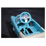 Chevrolet Bel Air Convertible Toy Car Turquoise & White