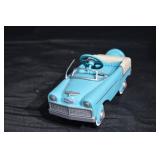 Chevrolet Bel Air Convertible Toy Car Turquoise & White