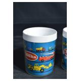Vintage Tonka Ceramic Mugs - 3-Pack Blue with Toy Trucks Graphics