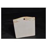 Ceramic Salt Box with Rooster & Floral Design - Wooden Lid