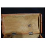 Norwegian Rosemaling Wooden Chest - Hand-Painted Floral Jewelry Box