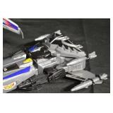 Transforming Jet Fighter Toy - Gray/Blue Multimode Figure (Jet & Robot)