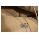 Laredo Medium Suede Western Hat - Braided Leather Band & Feather