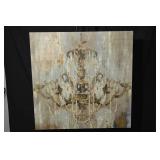 Chandelier Wall Art Canvas Print - 30 x 30 Inches