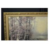 Slater Painting - Forest Landscape Framed Artwork