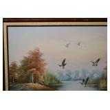Taylor Original Art Landscape Painting - 41 x 29 in