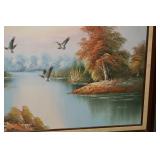 Taylor Original Art Landscape Painting - 41 x 29 in