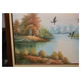 Taylor Original Art Landscape Painting - 41 x 29 in