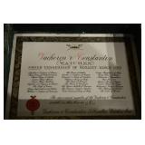 Vacheron Constantin Watch Presentation Box with Royalty Certificate - Since 1785