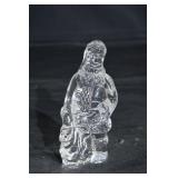 Waterford Clear Glass Santa Claus Figurine - Christmas Ornament