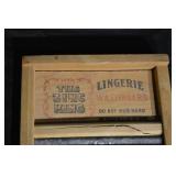 The Zinc King Lingerie Washboard - Vintage National Washboard Co. Wood Frame