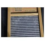 The Zinc King Lingerie Washboard - Vintage National Washboard Co. Wood Frame