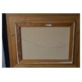 Rural Landscape Oil Painting - Framed with Barns & House, Autumn Scene