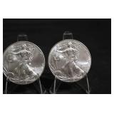 United States Silver Eagle 1oz .999 Fine Silver Coins- 3 Coin Lot (2015)