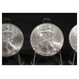 United States Silver Eagle 1oz .999 Fine Silver Coins- 3 Coin Lot (2015)