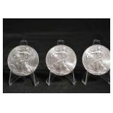 American Silver Eagle - 1 oz Silver Dollar - 2015 - Set of 3