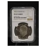 1972-S Silver Kennedy Half Dollar - PF67 Cameo NGC