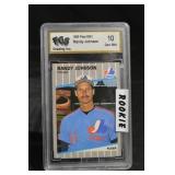 Randy Johnson 1989 Fleer #381 Expos Rookie Card - Gem Mint 10 (FGS)