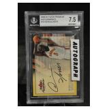 Fleer Premium Autographs Dion Glover Card #18 - Beckett 7.5 NM+