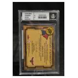 Fleer Premium Autographs Dion Glover Card #18 - Beckett 7.5 NM+