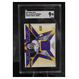 Panini Score 2025 SNJ-Justine Jefferson Stars of the NFL Jersey Patch Card - SGC 9 Mint