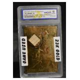 Cal Ripken, Jr. 2002 23KT Gold Game-Used Bat Card - Kings of Baseball