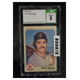 Fleer Wade Boggs #179 Rookie Card (1983) - NM/Mint 8 CGS Slab, Boston Red Sox