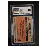 Dominic Smith 2018 Topps Autographs #83A-DSI Mets Rookie Card - Mint 9