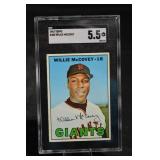 Topps 1967 Willie McCovey #480 Giants Baseball Card - SGC 5.5