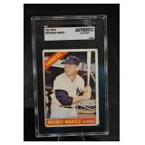 Topps 1966 Mickey Mantle #50 Baseball Card- SGC Authentic