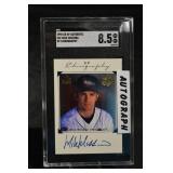 Mike Mussina 1998 UD SP Authentic SP Chirography Autographed Card - SGC 8.5