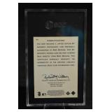 Mike Mussina 1998 UD SP Authentic SP Chirography Autographed Card - SGC 8.5