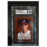 Greg Maddux 1997 Donruss Preferred National Treasures Bronze #196 Graded 8.5 NM/MT