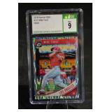 Donruss Optic Mike Trout #121 Los Angeles - 2018 Mint 9 Graded Card