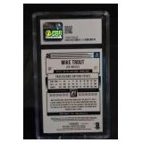 Donruss Optic Mike Trout #121 Los Angeles - 2018 Mint 9 Graded Card