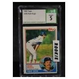 Topps Wade Boggs 1983 #498 Red Sox Rookie Card CGC 5 Excellent