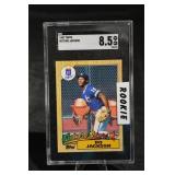 Bo Jackson - 1987 Topps Future Stars #170 - SGC 8.5 Graded Baseball Card (Royals)