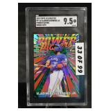 Topps Celebration Power Players Vladimir Guerrero Jr. Green 33/99 PP-16 SGC 9.5 Mint Card