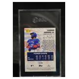 Topps Celebration Power Players Vladimir Guerrero Jr. Green 33/99 PP-16 SGC 9.5 Mint Card