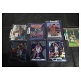 Basketball Card Lot -  LeBron Rookie, Wembanyama RC Jersey, Edwards RC, McHale Celtics RC (Lot of 7)